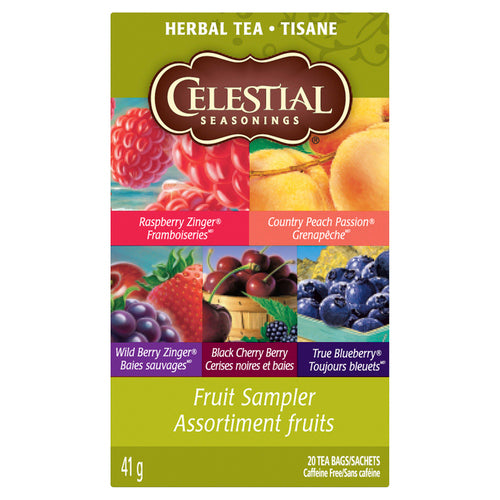 Celestial Seasonings Fruit Sampler Herbal Tea 20ct