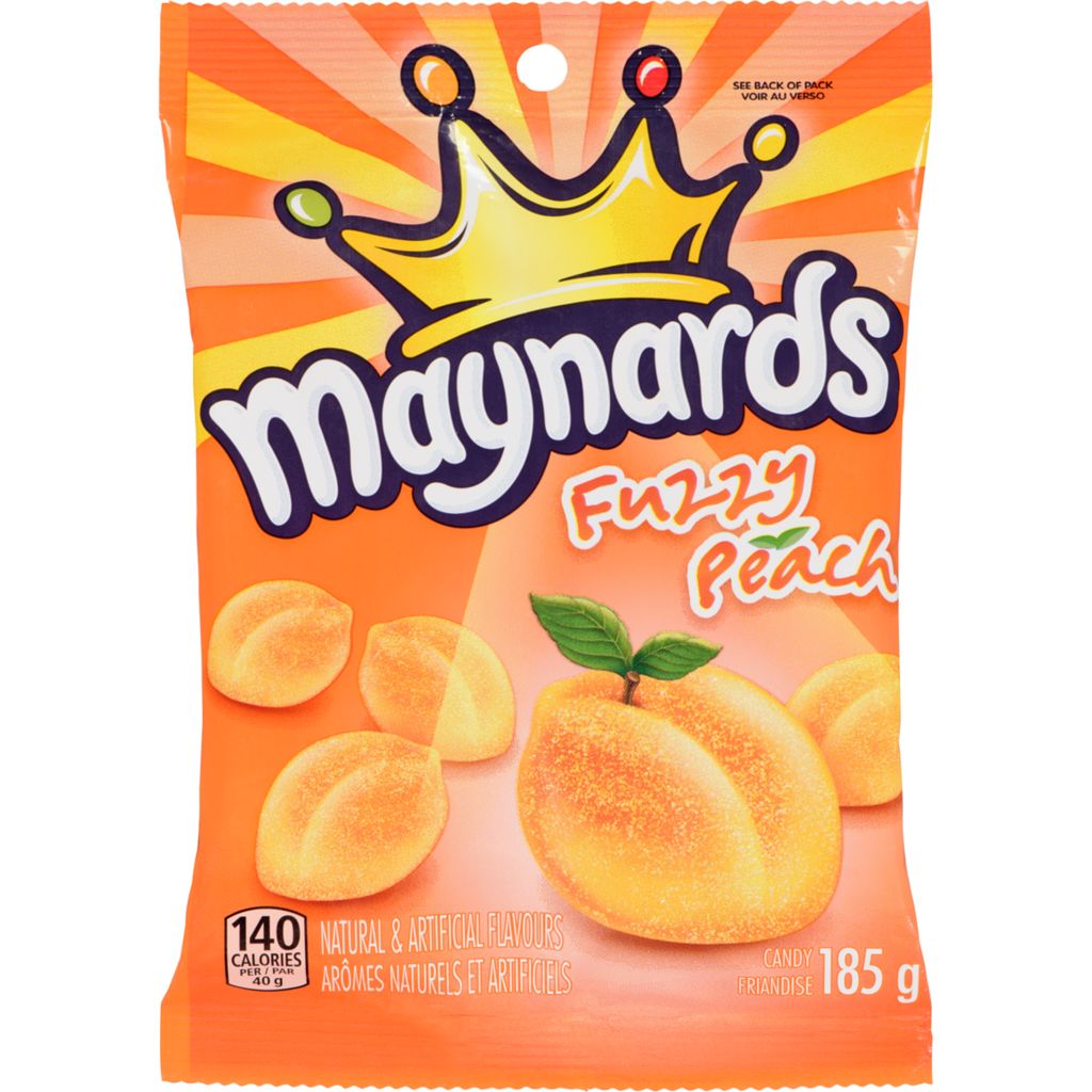 Maynards Fuzzy Peaches Candy 154g