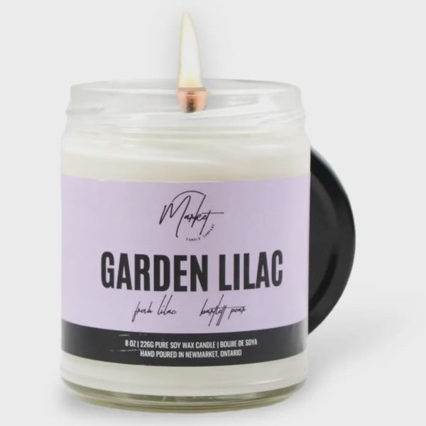 Market Candle Company - Garden Lilac Soy Candle