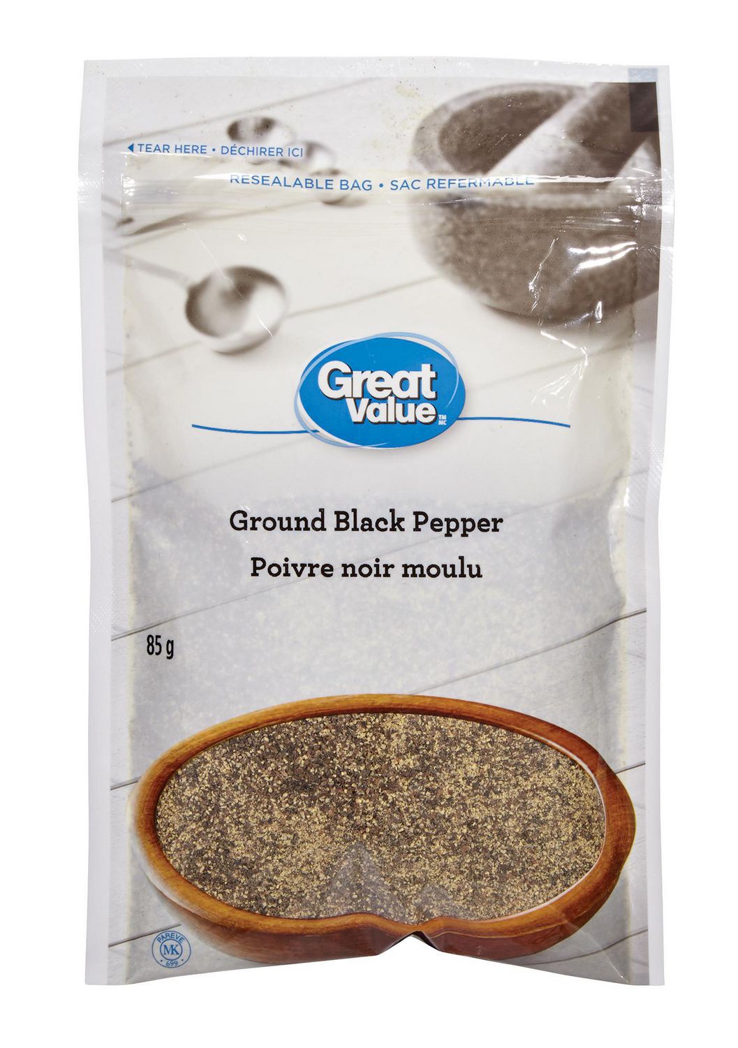 Great Value Ground Black Pepper 85g