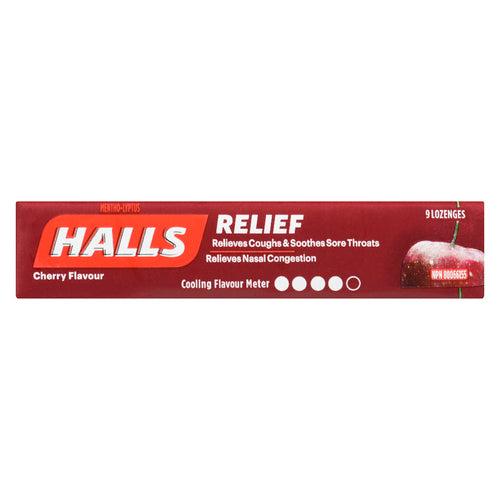 Halls Cherry Cough Drops 9ct