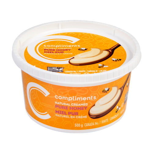 Compliments Pure Naturally Creamed Honey 500g