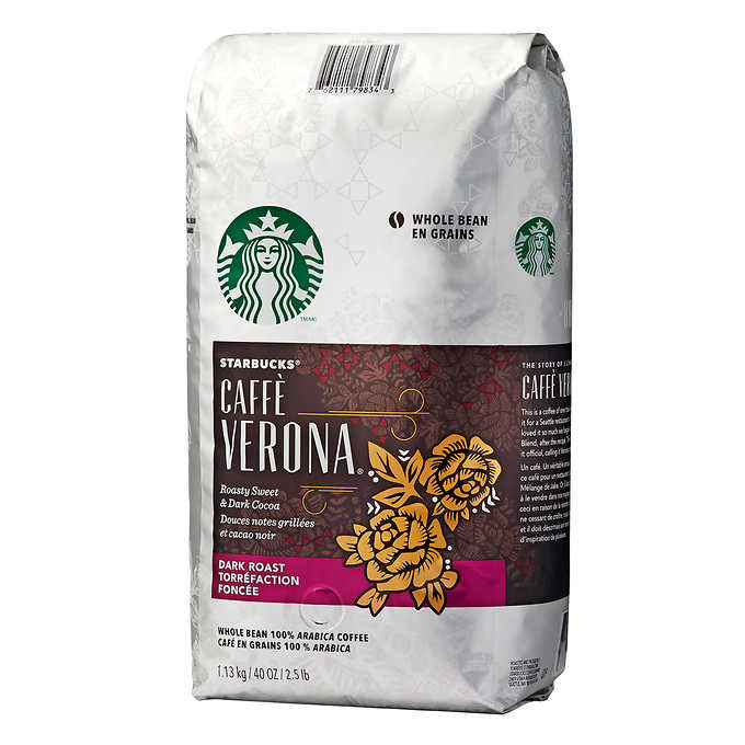 Starbucks Caffe Verona Whole Bean Coffee 1.13kg