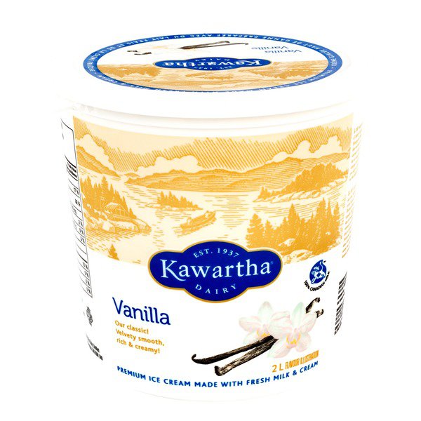 Kawartha Premium Vanilla Ice Cream 2l