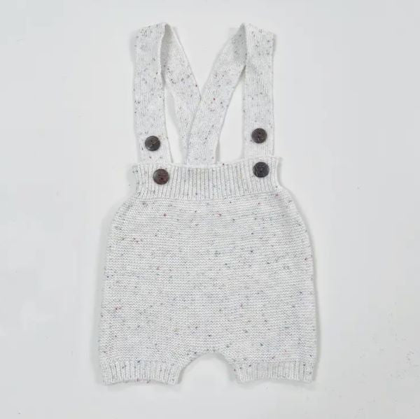 Adored Sugar Sprinkles Lennie Knit Overall Bloomers 6-12m