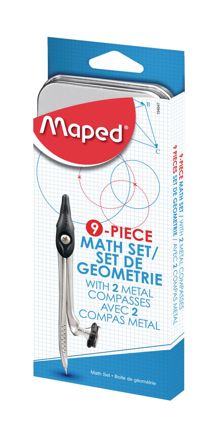 Maped Geometry Math Set 9pc