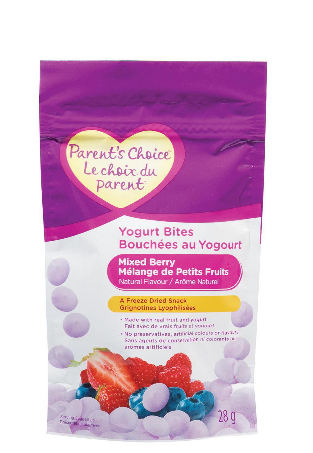 Parent's Choice Mixed Berry Yogurt Bites 28g
