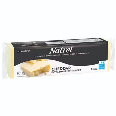 Natrel Lactose Free Cheddar Cheese, Extra Sharp 1.15kg