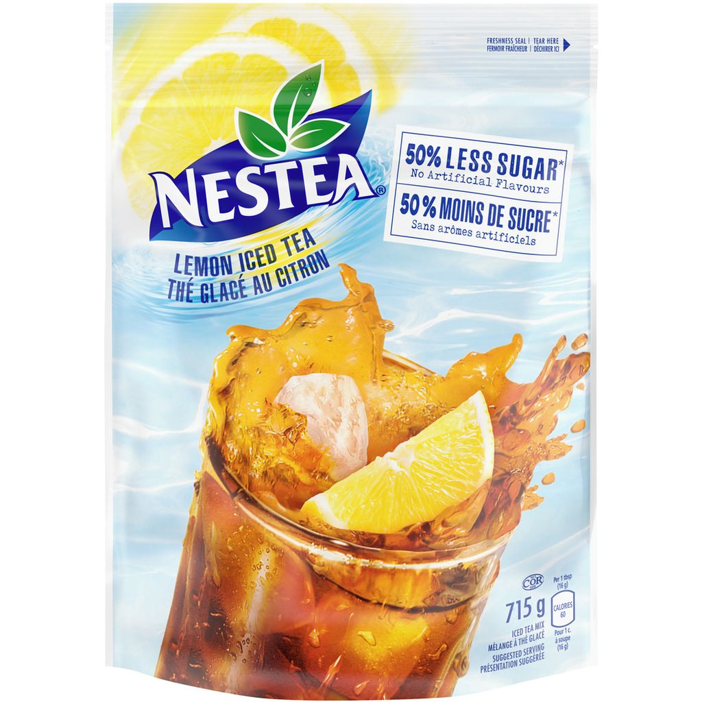 Nestea Lemon Ice Tea Mix 50% Less Sugar 715g