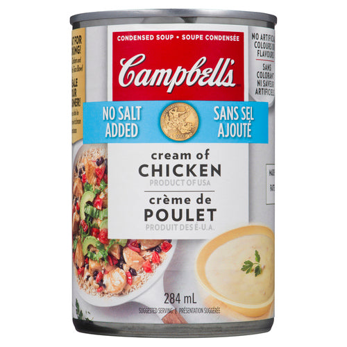Campbell's No Salt Cream of Chicken Soup 284ml