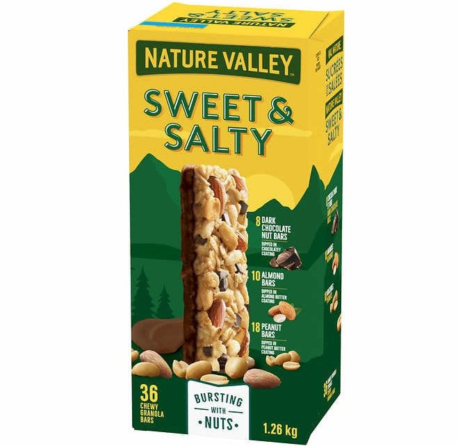 Nature Valley Assorted Club Pack Sweet & Salty Granola Bar 36ct