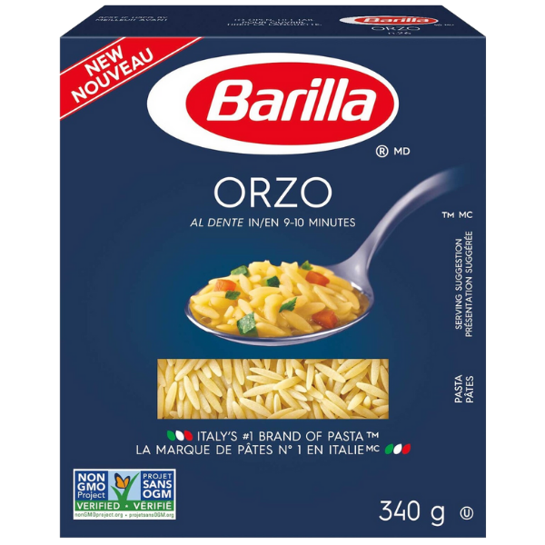 Barilla Orzo Pasta 340g