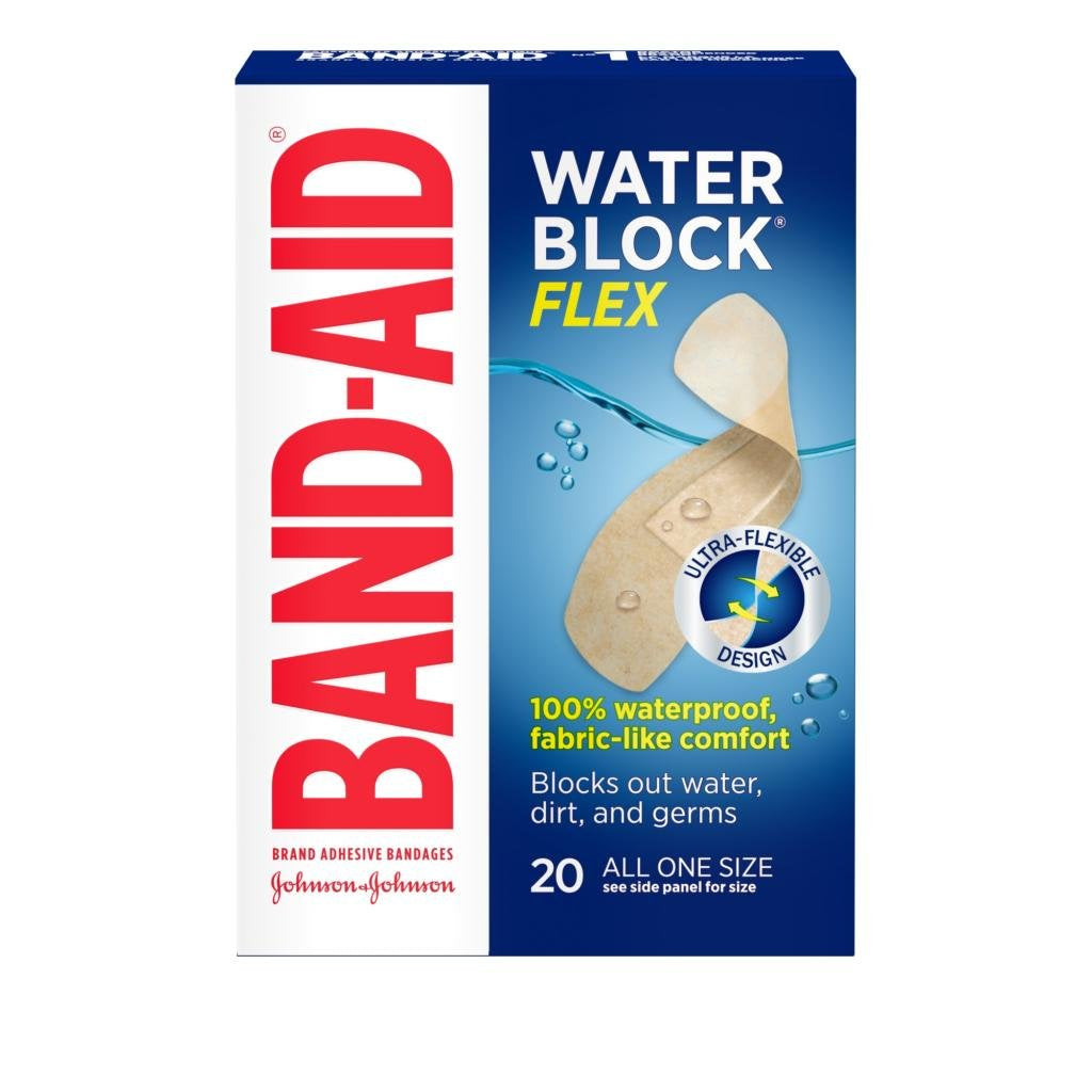 Band-Aid Water Block Flex Bandages One Size 20ct