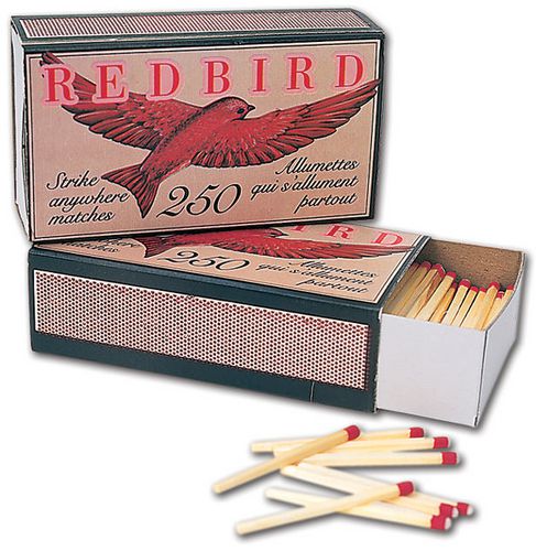 Redbird Kitchen Matches 2pk 500ct