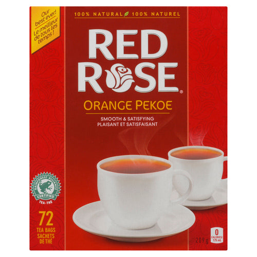 Red Rose Orange Pekoe Tea 72ct