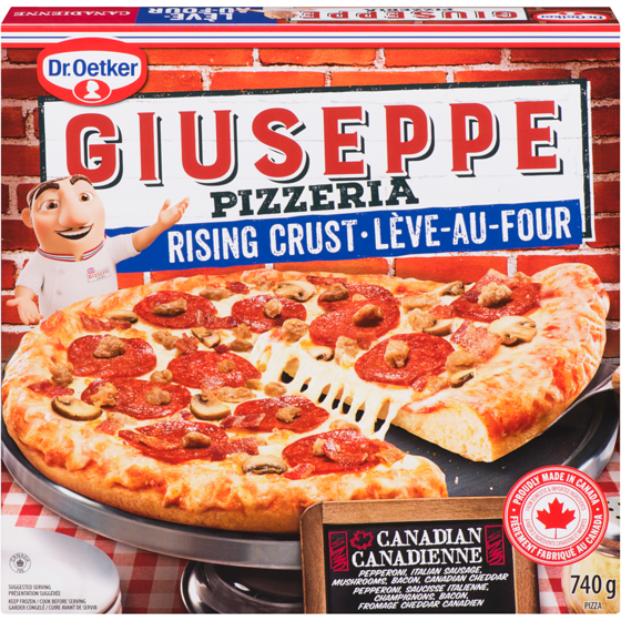 Dr. Oetker Guiseppe Canadian Rising Crust Pizza 730g