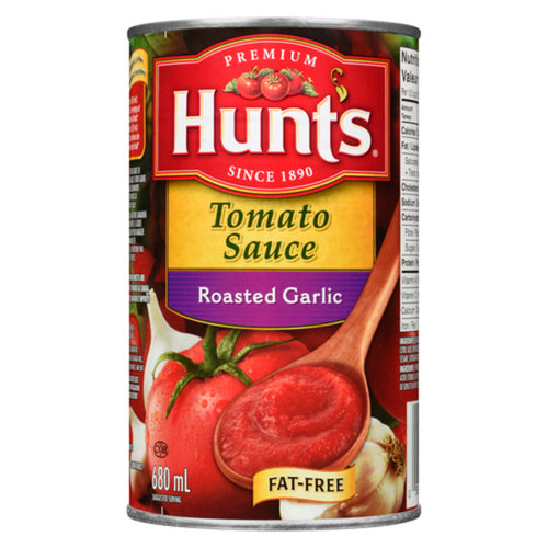 Hunts Premium Roasted Garlic Tomato Sauce 680ml