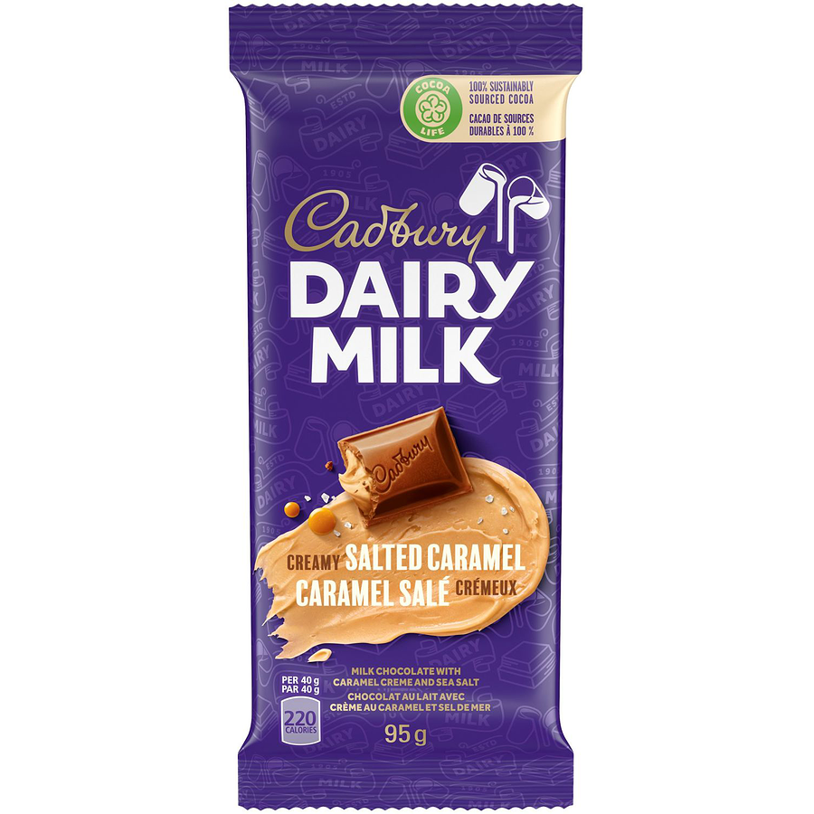 Cadbury Dairy Milk Creamy Salted Caramel 95g