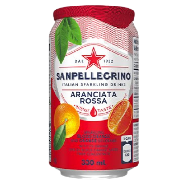 San Pellegrino Blood Orange Italian Sparkling Drinks Naturali 330ml 6ct