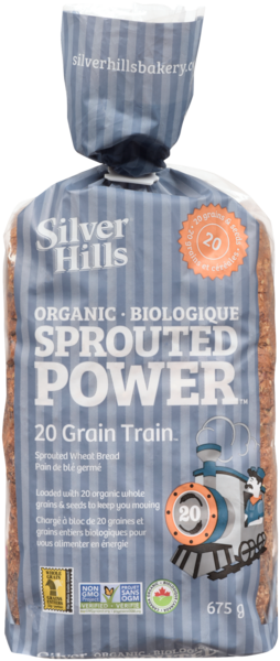Silver Hills Organic Sprouted Power 20 Grain Train Frozen 675g