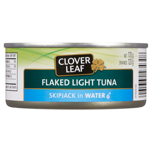 Clover Leaf Flaked Light Skipjack Tuna in Water 170g