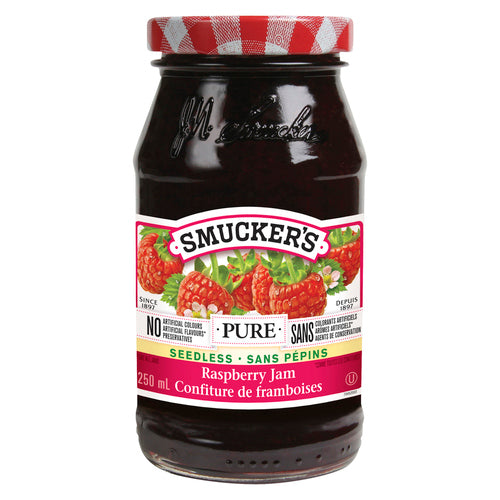 Smucker's Pure Raspberry Seedless Jam 250ml