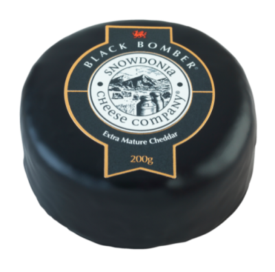 Snowdonia Black Bomber Waxed Cheddar Cheese 200g