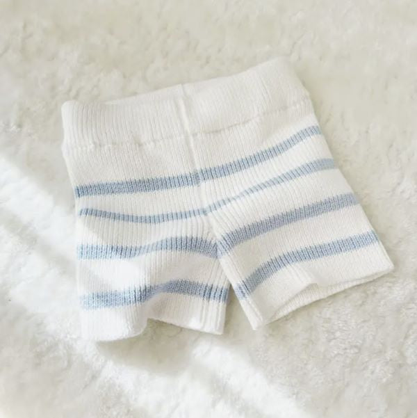 Adored Blue Stripes Liam Knitted Shorts 2-3Y