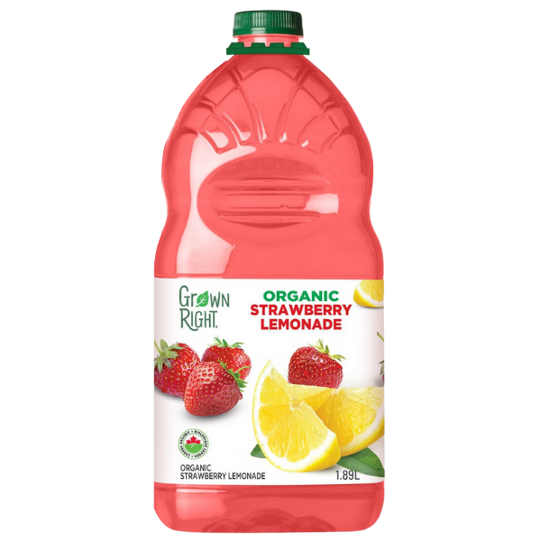 Grown Right Organic Strawberry Lemonade 1.89l