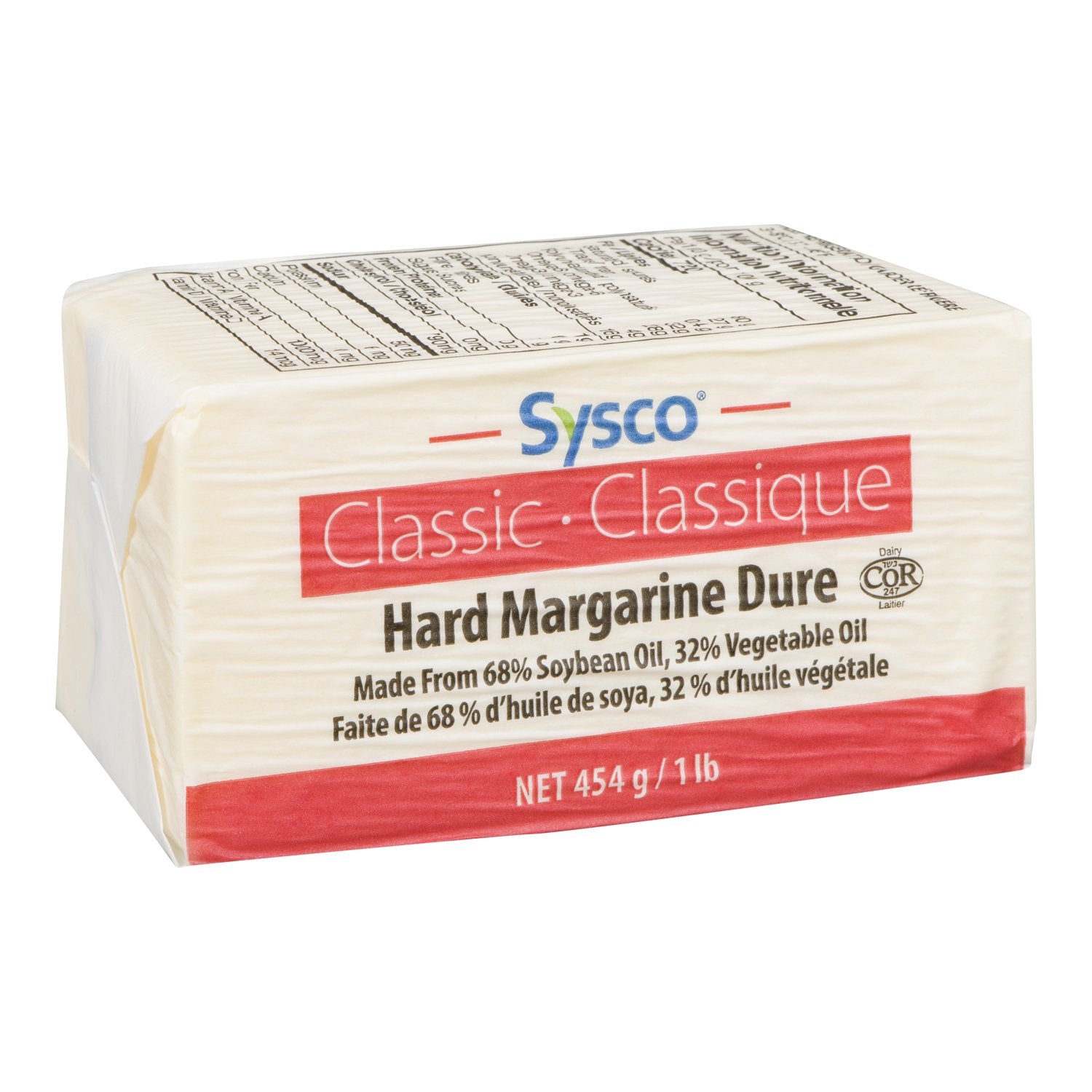 Sysco Baking Margarine 1lb block