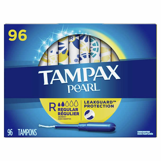 Tampax Pearl Regular Tampons 96ct