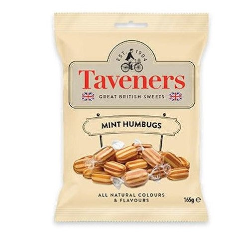 Taveners Mint Humbugs 165g