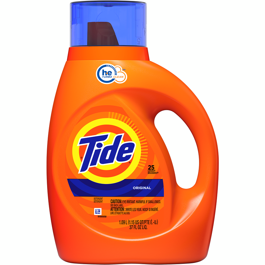 *Tide Original Liquid HE Turbo Clean Laundry Detergent 25 Loads 1.09l