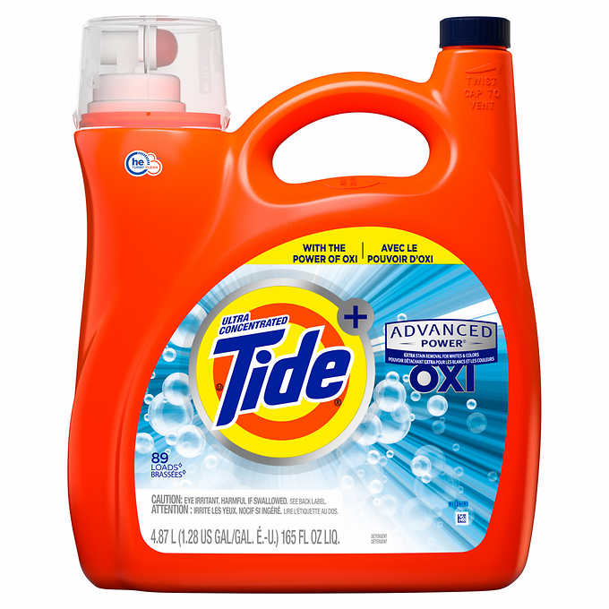 Tide Ultra Concentrated Oxi Advanced Power Liquid Laundry Detergent 89 Loads 4.87l