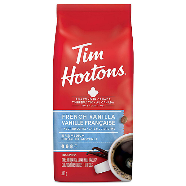 Tim Hortons French Vanilla Coffee 300g