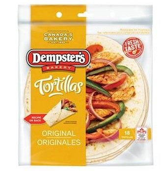 Dempsters White Flour Tortillas 18ct