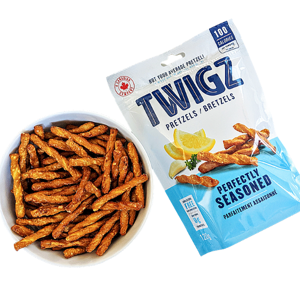 Twigz Buttery Herb & Garlic Craft Pretzels 120g