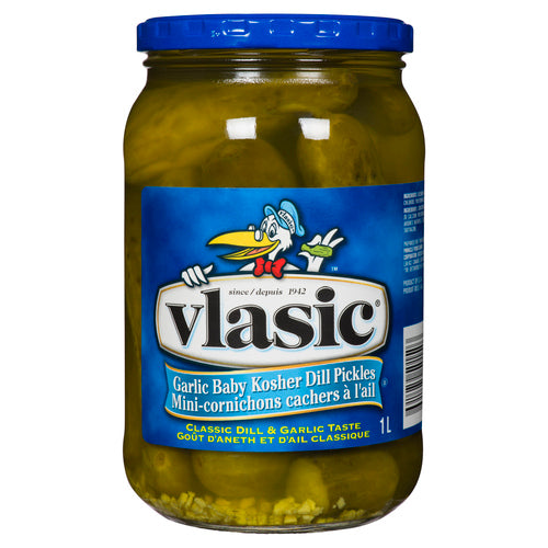 Vlasic Garlic Kosher Baby Dill Pickles 1l