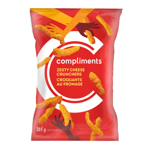 Compliments Zesty Cheese Crunchers 285g