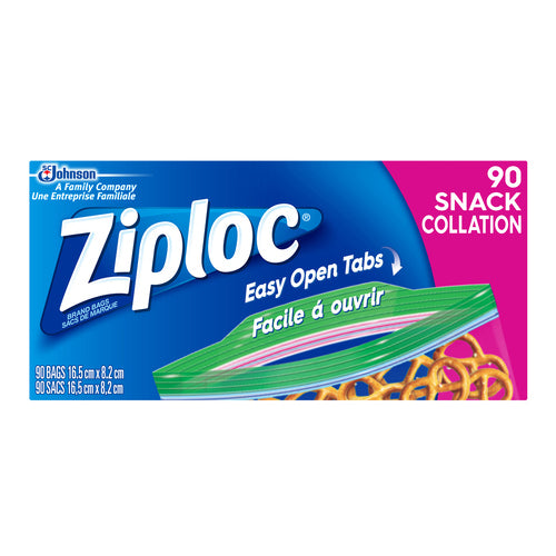 Ziploc Snack Bags 90ct